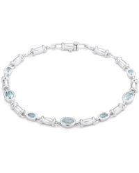 Lulu B London - Topaz Gemstone Chain Bracelet - Lyst