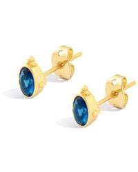 Formation Co. Jewellery - Indus Sapphire Studs - Lyst