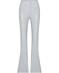 NAZLI CEREN - Doxy Flared Cotton Trousers - Lyst