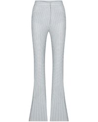 NAZLI CEREN - Doxy Flared Cotton Trousers - Lyst