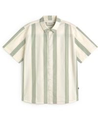 Thinking Mu - Tom Striped Poplin Shirt - Lyst
