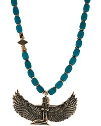 Ebru Jewelry - Turquoise Goddess Of Healing & Magic Isis Necklace - Lyst