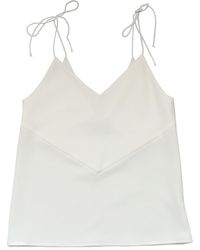2KStyle - Acne V-Cut Spaghetti Straps Camisole - Lyst