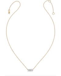 Heather Hawkins Jewelry - Horoscope Zodiac Aquarius Waves Water Symbol Fine Diamond Fourteen Karat Necklace - Lyst