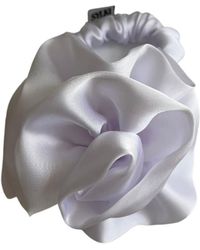 Sylk - Flower Applique Hair Tie - Lyst