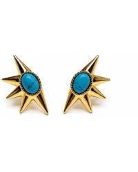 Jagged Halo Jewelry - Supernova Stud Earrings Filled - Lyst