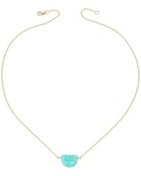 Heather Hawkins Jewelry - Luna Moon Shaped Gemstone Necklace - Lyst