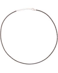 BY EDA DOGAN - Baguette Stone Tennis Necklace - Lyst
