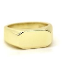 VicStoneNYC Fine Jewelry - Timeless Bold Signet Ring For - Lyst