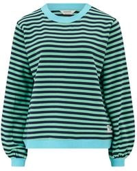 Sugarhill - Mindy Blouson Sleeve Sweatshirt Stripe - Lyst
