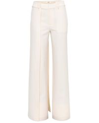 SÉLONE - Neutrals Calin Overlay Trousers - Lyst
