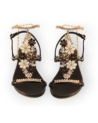 DAMAPREZIOSA - Daisy Crystal Sandal - Lyst
