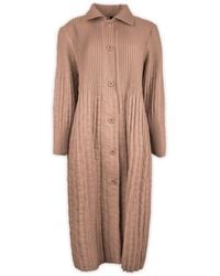 Wild Cosmos - Neutrals Celeste Petals Plissé Quilted Jacket - Lyst