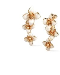 Retro Chic - Iris Blossom Earrings - Lyst