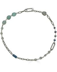 Loni Paul Jewelry - Moonstone, Kyanite, Aquamarine & Pearl Short Necklace - Lyst