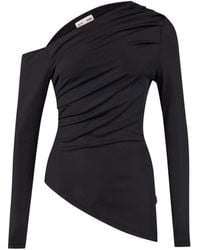 Pcfg - Your Itch Draped Long Sleeve Top - Lyst
