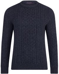 Paul James Knitwear - Fisherman's British Wool Johnson Cable Jumper - Lyst