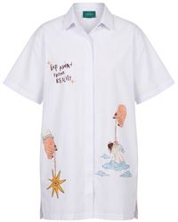 King Naked - Velvet Silence Shirt Dress - Lyst