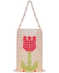 Tillie Beads - Bloom Tulip Beaded Bucket Bag - Lyst
