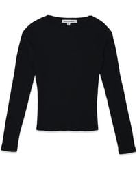 NOEND - Essential Ribbed Long Sleeve Crop Top - Lyst