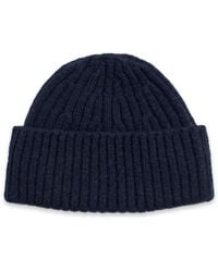 Paul James Knitwear - Midweight Lambswool Polperro Fisherman Beanie - Lyst