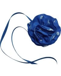 2KStyle - Ulya Polka-Dot Fabric Flower Choker - Lyst