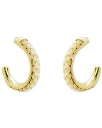Gissa Bicalho - Acrylic Handmade Earring Hoop Oca Kahki - Lyst