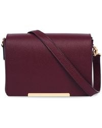 Apatchy London - The Newbury Burgundy Leather Crossbody Bag - Lyst