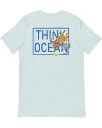Anchor and Crew - Ice Think Ocean Octopus Fluorescence Cotton Embroidered T-Shirt - Lyst