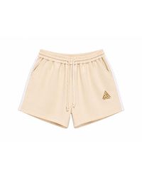 Chic Urban - Neutrals Core Stripe Performance Short - Lyst
