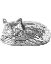 Lee Renee - Fox Lapel Pin – Sleeping - Lyst