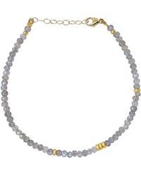 Bombyx House - Labradorite Bead Bracelet - Lyst