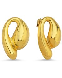 LINYA JEWELLERY - Tina Big Earrings - Lyst
