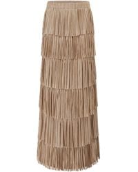 Smart and Joy - Layered Ruffled Knit Skirt - Lyst