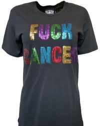 Any Old Iron - Fuck Cancer Sequin T-Shirt - Lyst