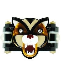 Gissa Bicalho - Handmade Acrylic Bracelet Tiger Caramel - Lyst