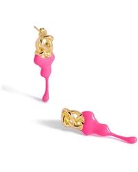 Potoska - Santiono Maxi Face On Stud Earrings - Lyst