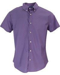 lords of harlech - Tim Turtle Geo Shirt In Pink - Lyst