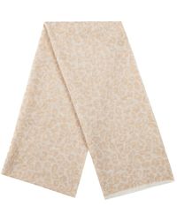 Mohair&Angora - Mohair Shawl Leopard Ecru - Lyst