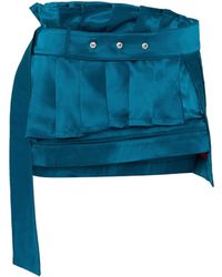 Pcfg - Pure Silk Super Mini Skirt - Lyst