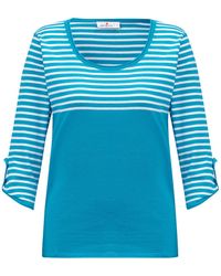 Peraluna - Sailor Striped Knitwear 3/4 Sleeve Pullover - Lyst