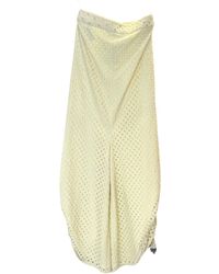 Style Junkiie - Neutrals Sea Salt Schiffli Tube Jumpsuit - Lyst