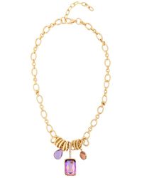 Saachi - Jewel Charm Link Necklace - Lyst