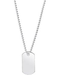 Kaizarin - Sterling Dog Tag - Lyst