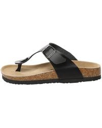 EverAu Australia - Flamingo Leather Toe Thong Sandals - Lyst