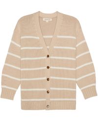 Ellsworth & Ivey - Neutrals Elizabeth Knit Cardigan - Lyst
