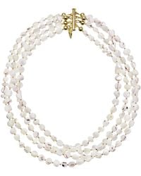 Farra - Stunning Irregular Shells Multi-Layers Necklace - Lyst