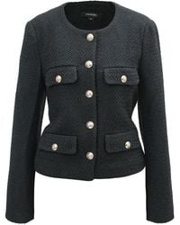 Smart and Joy - Wool And Golden Buttons Short Jacket - Lyst