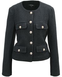 Smart and Joy - Wool And Golden Buttons Short Jacket - Lyst