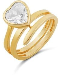 SHYMI - Spiral Heart Ring - Lyst